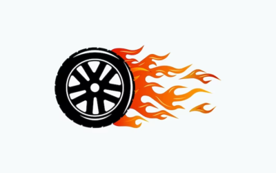 Hot Wheels Logo Fire Turbo Logo Wheel With Fire Logo