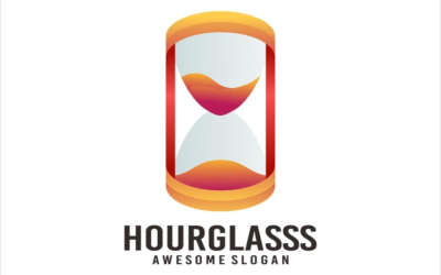 Hourglass Logo Limited Time Logo Sand Time Logo