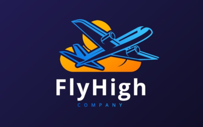 I Fly Logo World Travel Logo Fly High Company Logo