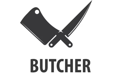 Knife Logos Butcher Logo Cutlery Logo