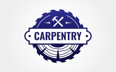 Carpentry Logo Woodwork Logo Lumber Jack Logo