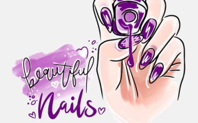 Nails Logo Beauti Nails Logo Nail Studio Logo