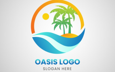 Ocean Logos Beach Logo Oasis Logo