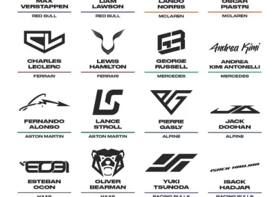 F1 2025 Drivers Logo